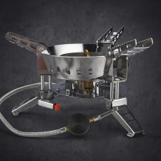 BULin BL100-B17 Складная газовая печь 6800 Вт для кемпинга, барбекю, пикника с ветрозащитой и чехлом