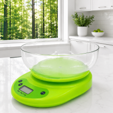 Электронные кухонные весы Rainberg RB-01 с чашей и LCD-дисплеем