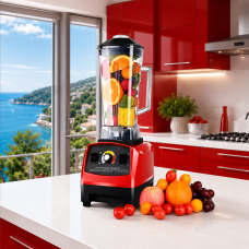 Мощный профессиональный блендер Top Kitchen High Horse Power 2200 Вт с чашей 2 л красный