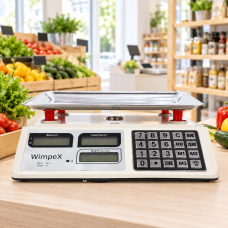 Ваги електронні торговельні Wimpex WX5004 до 50 кг з металевою платформою
