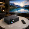 Мультимедийный проектор UNIC UC40 W884 с HDMI, USB, SD и динамиком 8 Вт, черный