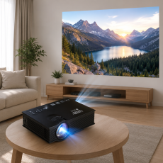 Светодиодный проектор UNIC UC68 BK с Wi-Fi, поддержкой Full HD 1080P и яркостью 1800 лм