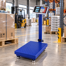 Підлогові електронні ваги DOMOTEC ACS 350 кг 40×50 см для складу та торгівлі