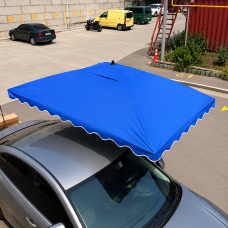 Торговый зонт 2×3 м Monaco Lite с ветровым клапаном, регулировкой высоты и фибергласовыми спицами.