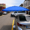 Торгова парасоля 2×3 м Monaco Lite з вітровим клапаном, регулюванням висоти та фібергласовими спицями