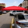 Прямокутна садова парасоля 2×3 м Monaco з вітровим клапаном, фібергласовим каркасом та регулюванням висоти