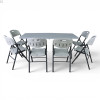 Кемпінговий комплект Travel Table Set — складний стіл HDPE 180 см та 6 туристичних крісел