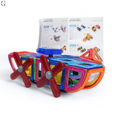 Магнитный конструктор Magnit/Magical/LIMO TOY 126 деталей №3