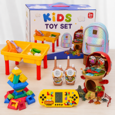 Детский подарочный набор игрушек Kids Play Box 6 в 1 – развивающие игрушки для мальчиков и девочек от 3 лет.