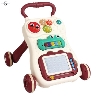 Ходунки-каталка BabyWalker 3 в 1: піаніно, дошка для малювання, шестерні №0