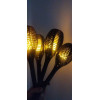 Вуличний LED-ліхтар на сонячному акумуляторі 52 см, IP65, автоматичне ввімкнення, теплий білий
