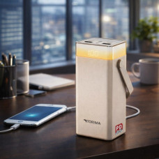 Power Bank Torima TRM-1041 40000mAh 22.5W Fast Charge с LED-дисплеем и 5 выходами Белый