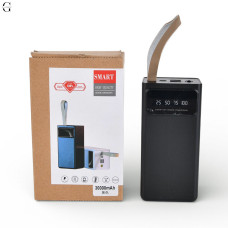 Повербанк Power bank Viaking 30000mAh с фонариком, 2xUSB, Micro-USB и Type-C для смартфонов и гаджетов.
