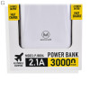 Power Bank MAXCELL 30000mAh PJ0086B J91B, зовнішній аккумулятор 2.1A з LED-індикатором