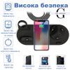 Беспроводное зарядное устройство 5 в 1 подставка для iPhone 15, 14, 13, 12, 11 X, Apple Watch Airpods