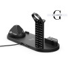 Беспроводное зарядное устройство 5 в 1 подставка для iPhone 15, 14, 13, 12, 11 X, Apple Watch Airpods