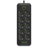 Сетевой фильтр Удлинитель USB ТК-16 (10×220В+4×USB+1×Type-C), F26u, Черный, 5 м