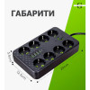Сетевой фильтр Удлинитель с USB / Переноска-розетка, 3м, HG-2528