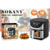 Аэрогриль-фритюрница SOKANY SK-10031| 7 л, 1700 Вт, регулировка температуры