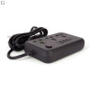 Сетевой фильтр Удлинитель с USB Т-61 (3×220В+3×USB+1×Type-C), , Черный 2m