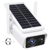 Камера видеонаблюдения не поворотная WiFi Q2 (ICSEE) (WIFI Solar Camera 3MP (ОРИГИНАЛ) FHD-Contains two 18650 batteries)