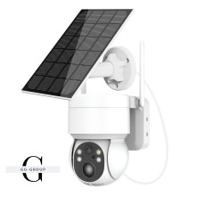Камера видеонаблюдения PTZ уличная WiFi TQ2 (ICSEE) с солнечной панелью