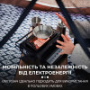 Газовий обігрівач 1,3 кВт з керамічним нагрівачем та п'єзопідпалом, портативний, для кемпінгу та туризму