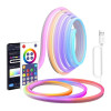Розумна LED Neon RGB неонова стрічка 5 м USB з пультом і додатком.