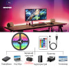Светодиодная лента 5050 RGB – 16 цветов, IP65, 55 люмен, 9000 часов работы от USB 5V с Bluetooth и мобильным приложением