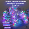 Умная гирлянда Smart штора 400 LED 3*3 м с управлением со смартфона, мультиколор