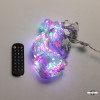 Умная гирлянда Smart штора 400 LED 3*3 м с управлением со смартфона, мультиколор