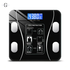 Напольные умные фитнес весы до 180кг, с Bluetooth, A-8003, Черный