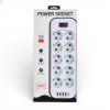 Сетевой фильтр Удлинитель USB ТК-15 (10×220В+4×USB+1×Type-C), F26u, Белый, 5 м