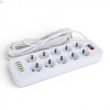Сетевой фильтр Удлинитель USB ТК-15 (10×220В+4×USB+1×Type-C), F26u, Белый, 5 м