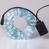 Гирлянда уличная лента светодиодная Дюралайт 900 LED 50м морозостойкая прозрачная проволока Белый