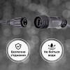 Гирлянда уличная лента светодиодная Дюралайт 480 LED 16м морозостойкая прозрачная проволока Белый