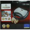Бутербродниця гриль Crownberg CB-1068 750 Вт для гарячих сендвічів Black/Silver