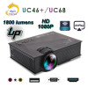 Светодиодный проектор UNIC UC68 BK с Wi-Fi, поддержкой Full HD 1080P и яркостью 1800 лм
