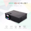 Светодиодный проектор UNIC UC68 BK с Wi-Fi, поддержкой Full HD 1080P и яркостью 1800 лм