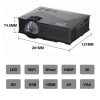 Светодиодный проектор UNIC UC68 BK с Wi-Fi, поддержкой Full HD 1080P и яркостью 1800 лм
