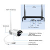 Система відеоспостереження 5G KIT WiFi 4CH