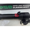 Ручний світлодіодний ліхтар X-Balog BL-P02-P50 з USB Type-C, акумулятор 18650 або батарейки AAA