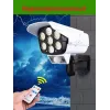 Уличный фонарь на солнечной батарее с датчиком движения и пультом SOLAR MONITORING LAMP CL-877A в виде камеры