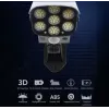 Уличный фонарь на солнечной батарее с датчиком движения и пультом SOLAR MONITORING LAMP CL-877A в виде камеры