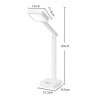 Настільна лампа DIGAD 1959 (Сенсор) 56LED-5730 7W 3000-6000K Акум-18650 2шт (6000mAh)