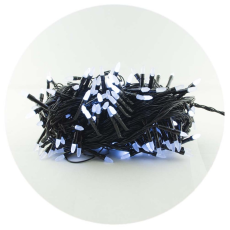 Гирлянда-нить (String-Lights) 100W-3 внутренняя, пер.: черный, 7м (Белый)