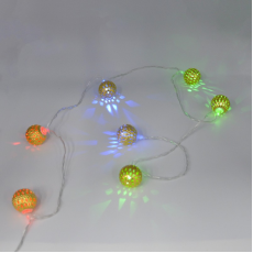 Гірлянда-нитка (String-Lights) 20Parts-M внутрішня, пров.:прозорий, 3м (Різнокольорова)
