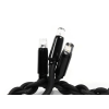 Гирлянда Дождь черный провод 3,3мм с вилкой 120LED
