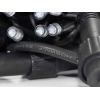 Гирлянда уличная 3,3мм черный провод 10м лампа мерцающая 100LED L Lux LINE-3.3-100 Теплый белый