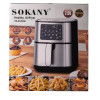 Аэрогриль-фритюрница SOKANY SK-ZG-8048 7 л, 1700 Вт, до 200°C, защита от перегрева